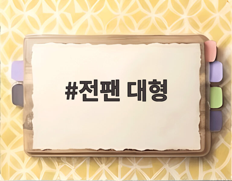 전팬 대형