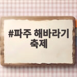 파주 해바라기 축제