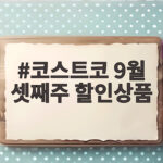 코스트코 9월 셋째주 할인상품 총정리 코스트코 9월 셋째주 할인상품