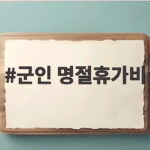 군인 명절휴가비