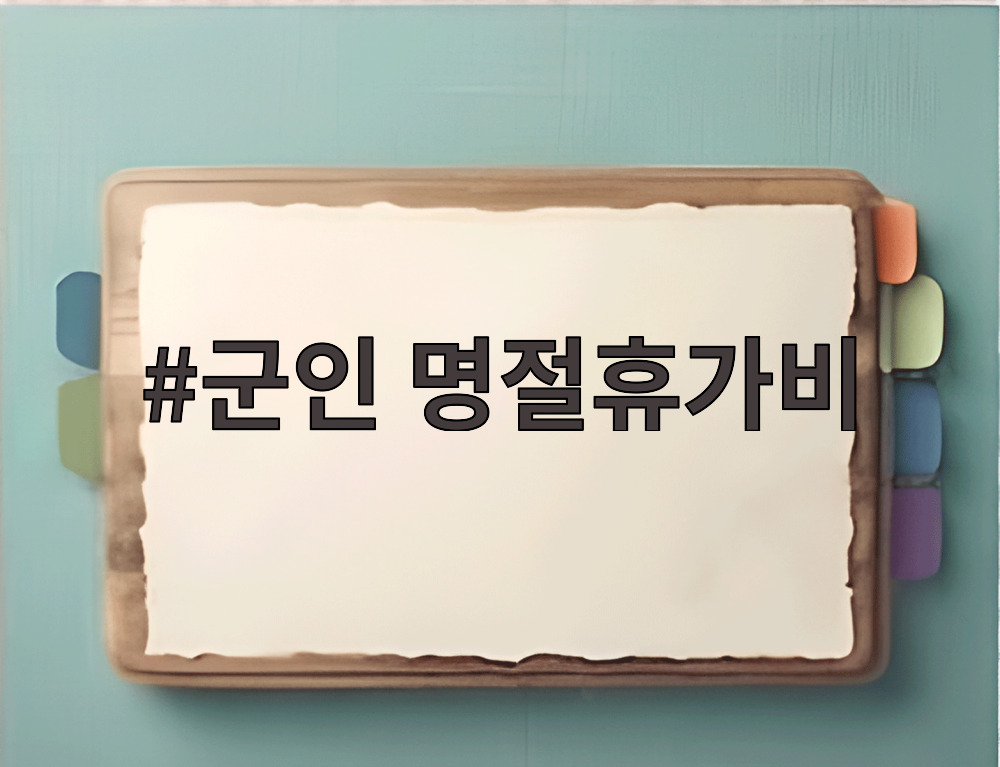 군인 명절휴가비