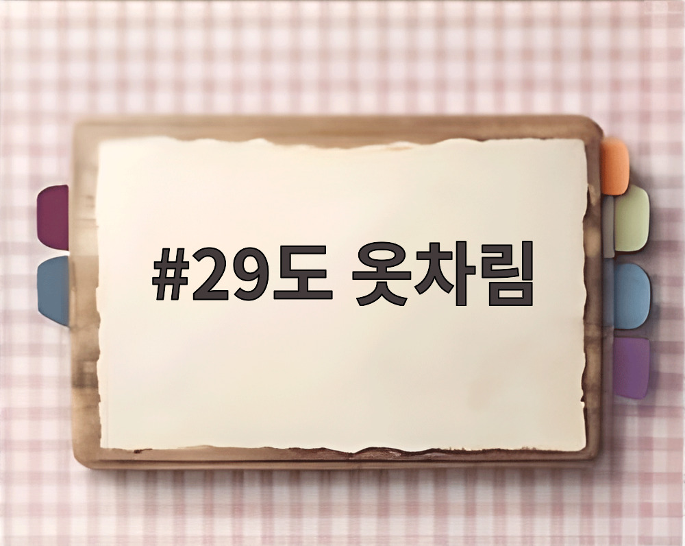 29도 옷차림