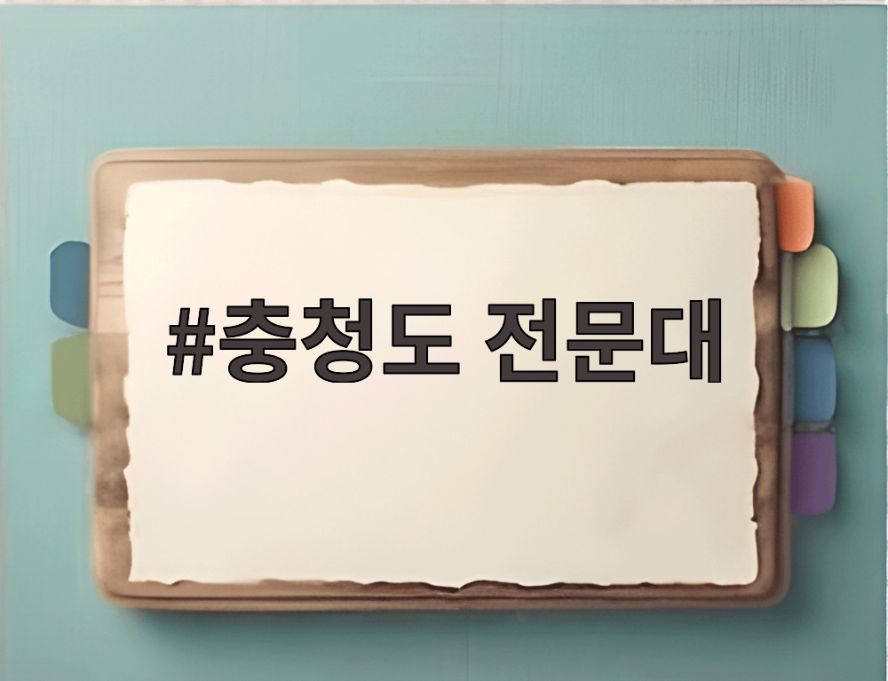 충청도 전문대