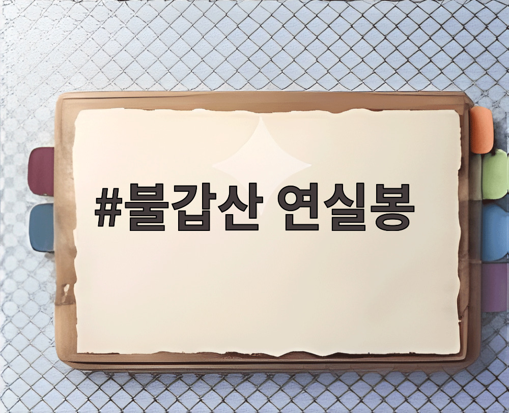 불갑산 연실봉