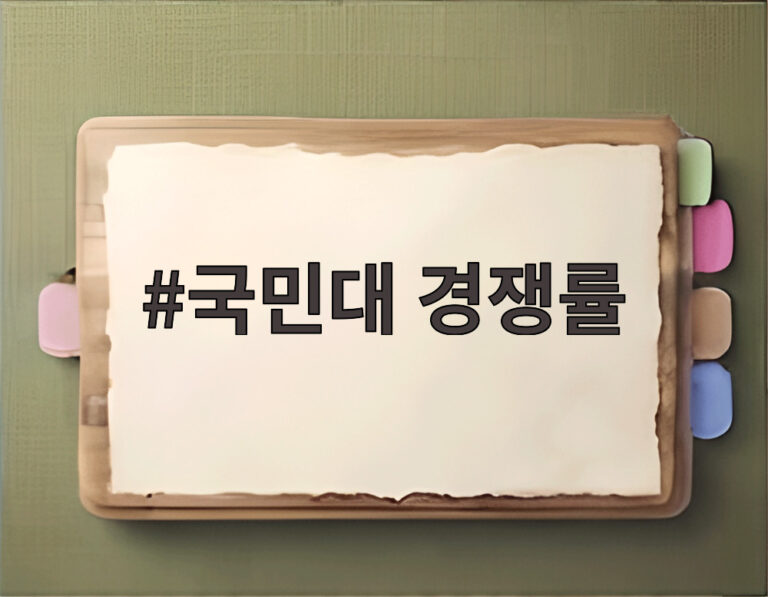국민대 경쟁률