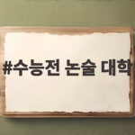 수능전 논술 대학 지원 전략 총정리 수능전 논술 대학
