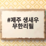 제주 생새우 무한리필
