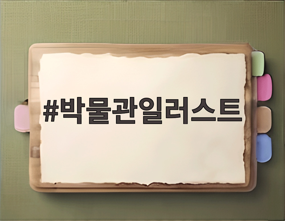 박물관일러스트