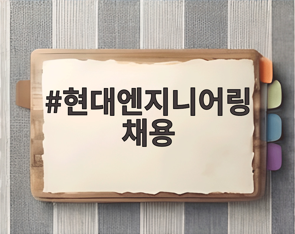 현대엔지니어링 채용