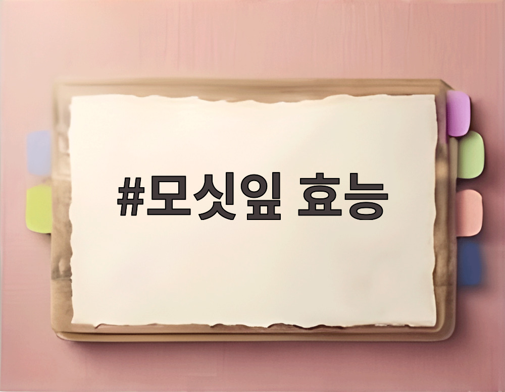 모싯잎 효능