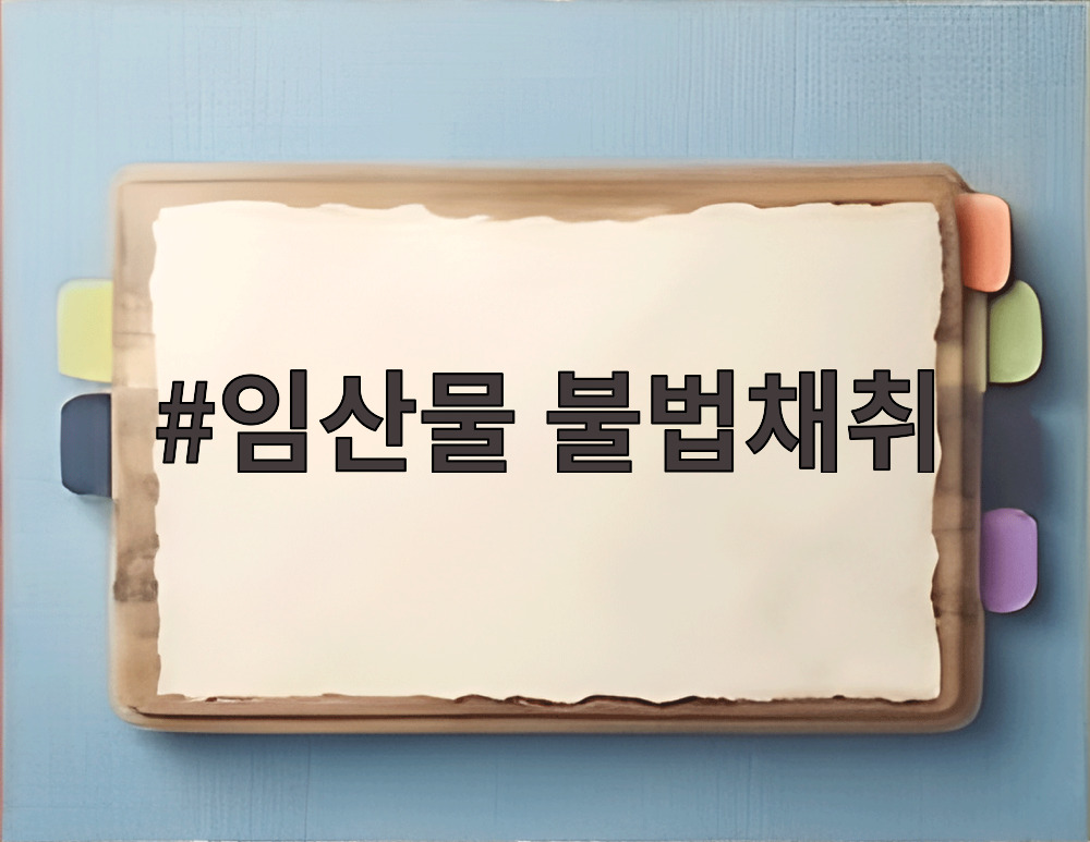 임산물 불법채취