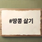 땅콩 삶기