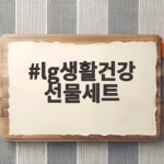 lg생활건강 선물세트