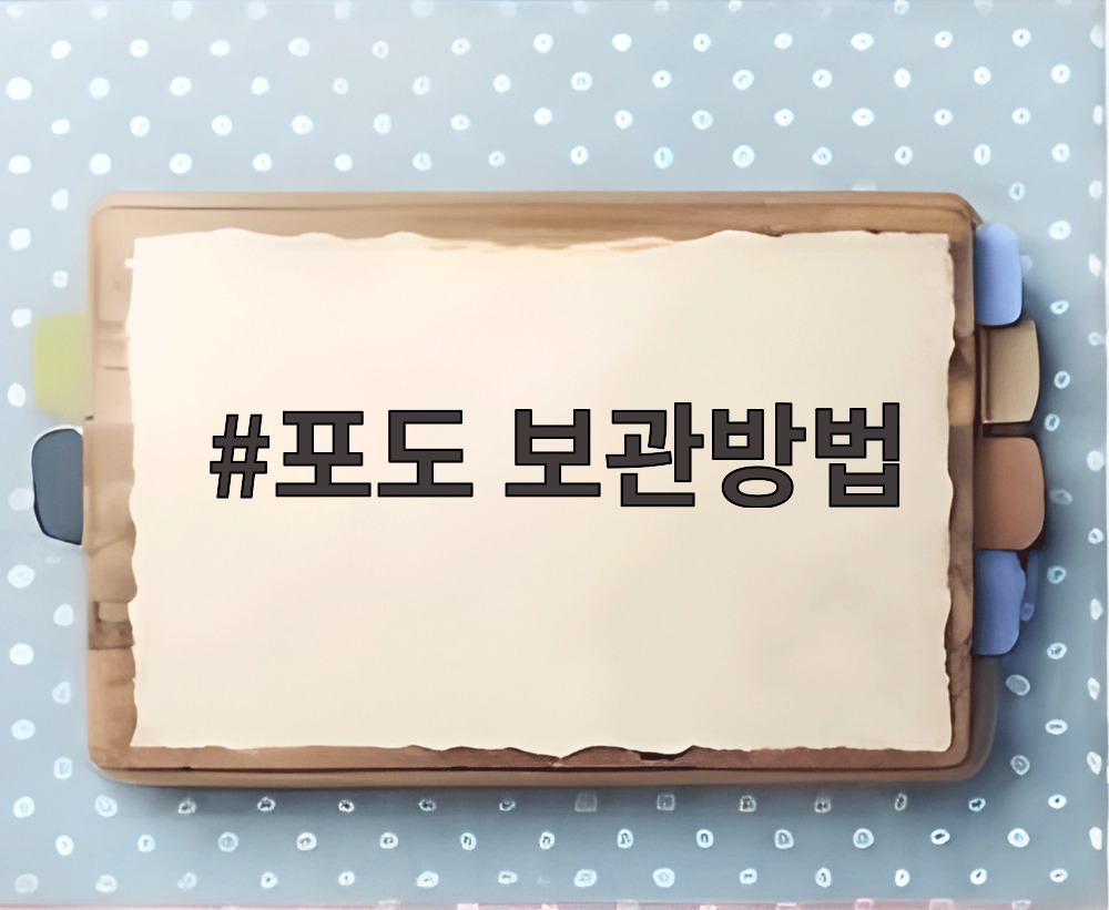 포도 보관방법