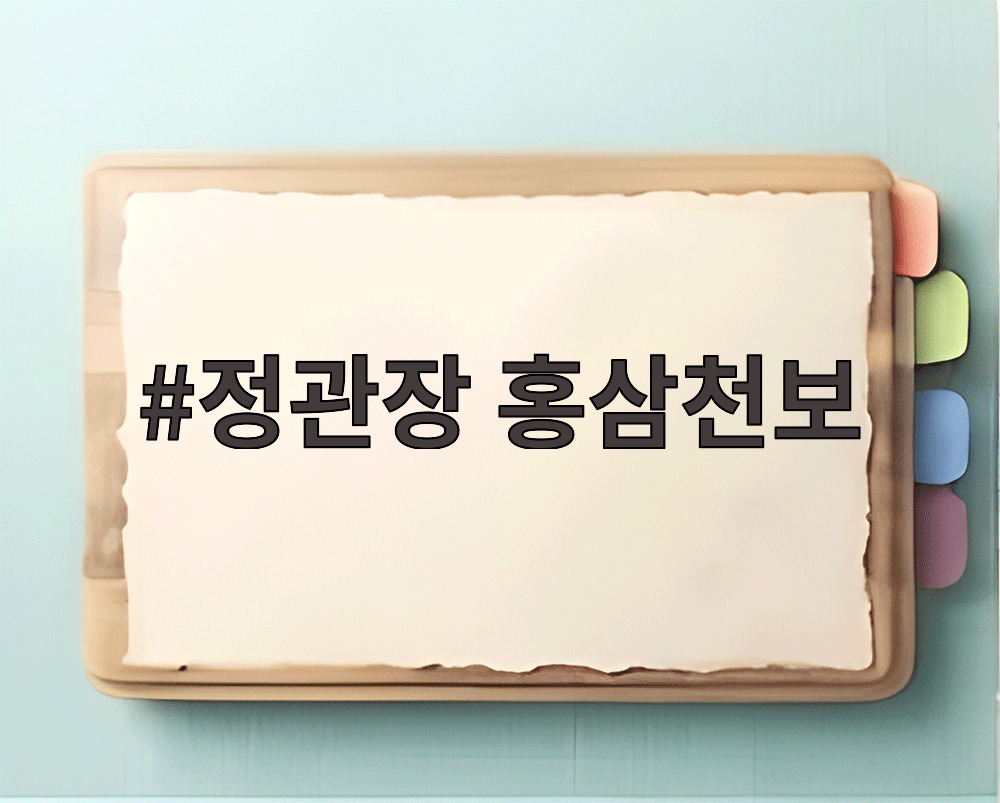 정관장 홍삼천보