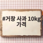거창 사과 10kg 가격, 내돈내산 후기로 알려드릴게요 거창 사과 10kg 가격