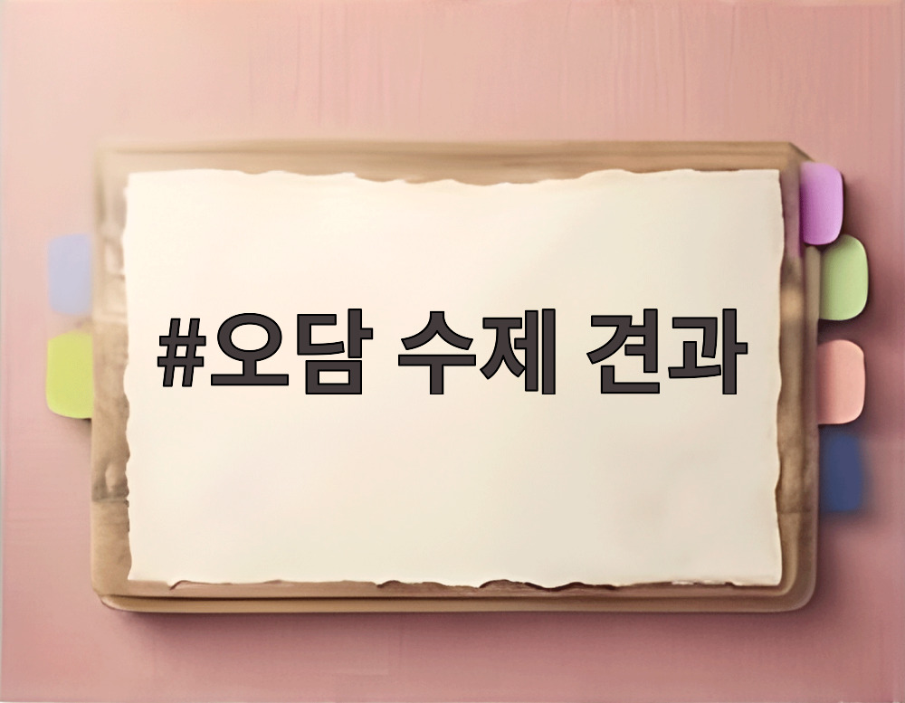 오담 수제 견과