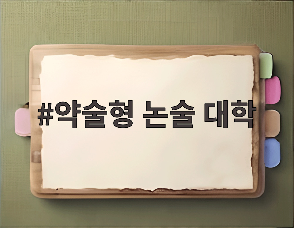 약술형 논술 대학