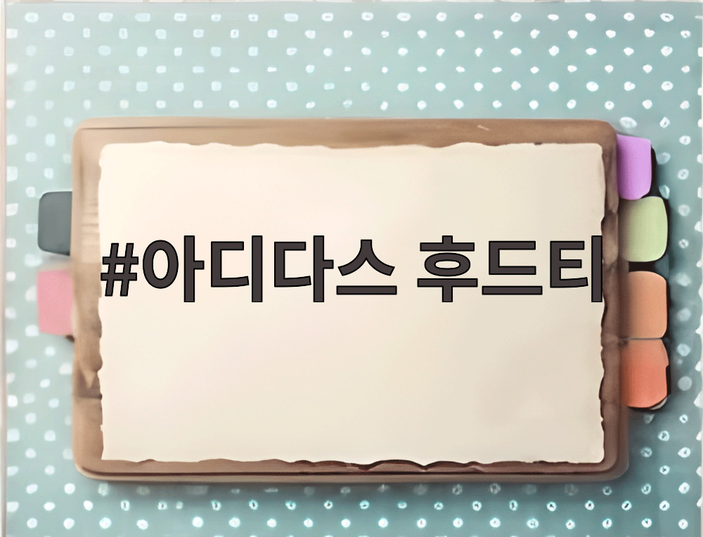 아디다스 후드티