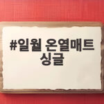 일월 온열매트 싱글