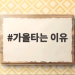 가을타는 이유 괜히 마음이 가라앉는 날 감정을 회복하는 방법 가을타는 이유