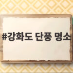 강화도 단풍 명소