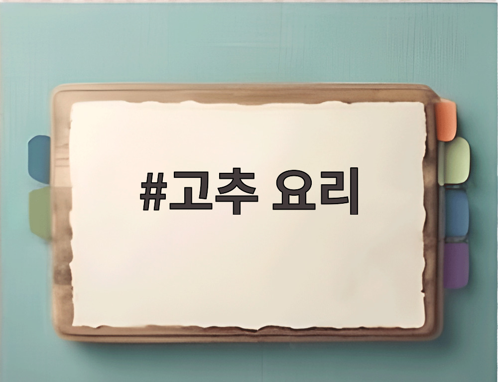 고추 요리