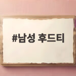 남성 후드티