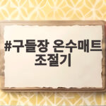 구들장 온수매트 조절기 오류 해결법과 원격 조절 활용 구들장 온수매트 조절기