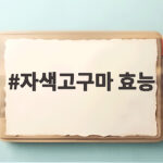 자색고구마 효능 제대로 알아보고 건강하게 먹는 방법 자색고구마 효능