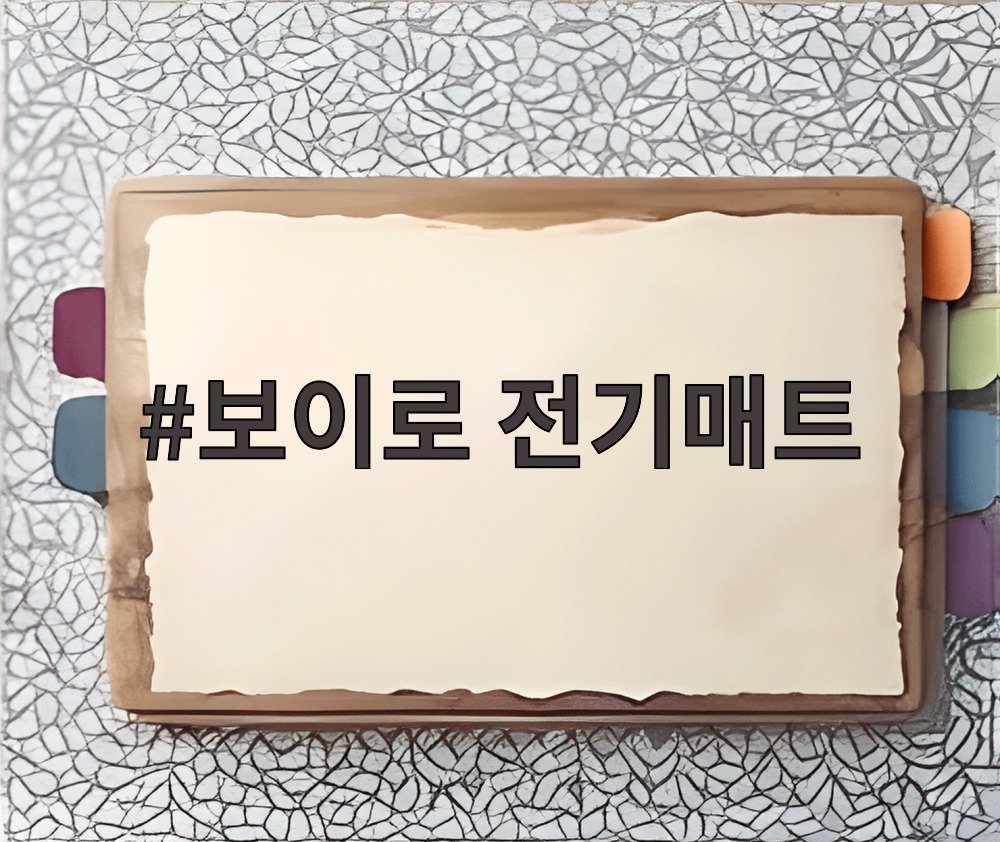 보이로 전기매트