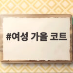 여성 가을 코트 스타일링 이것만 알면 올 가을 걱정 없어요 여성 가을 코트