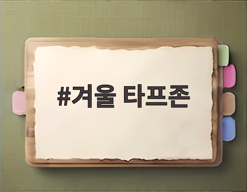 겨울 타프존
