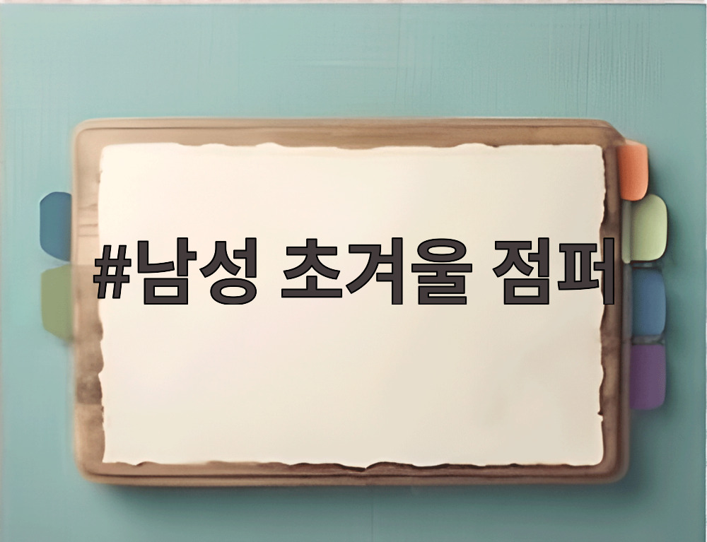 남성 초겨울 점퍼
