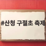 산청 구절초 축제