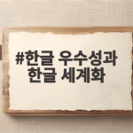 한글 우수성과 한글 세계화 과학적 문자 세계가 주목하는 이유 한글 우수성과 한글 세계화