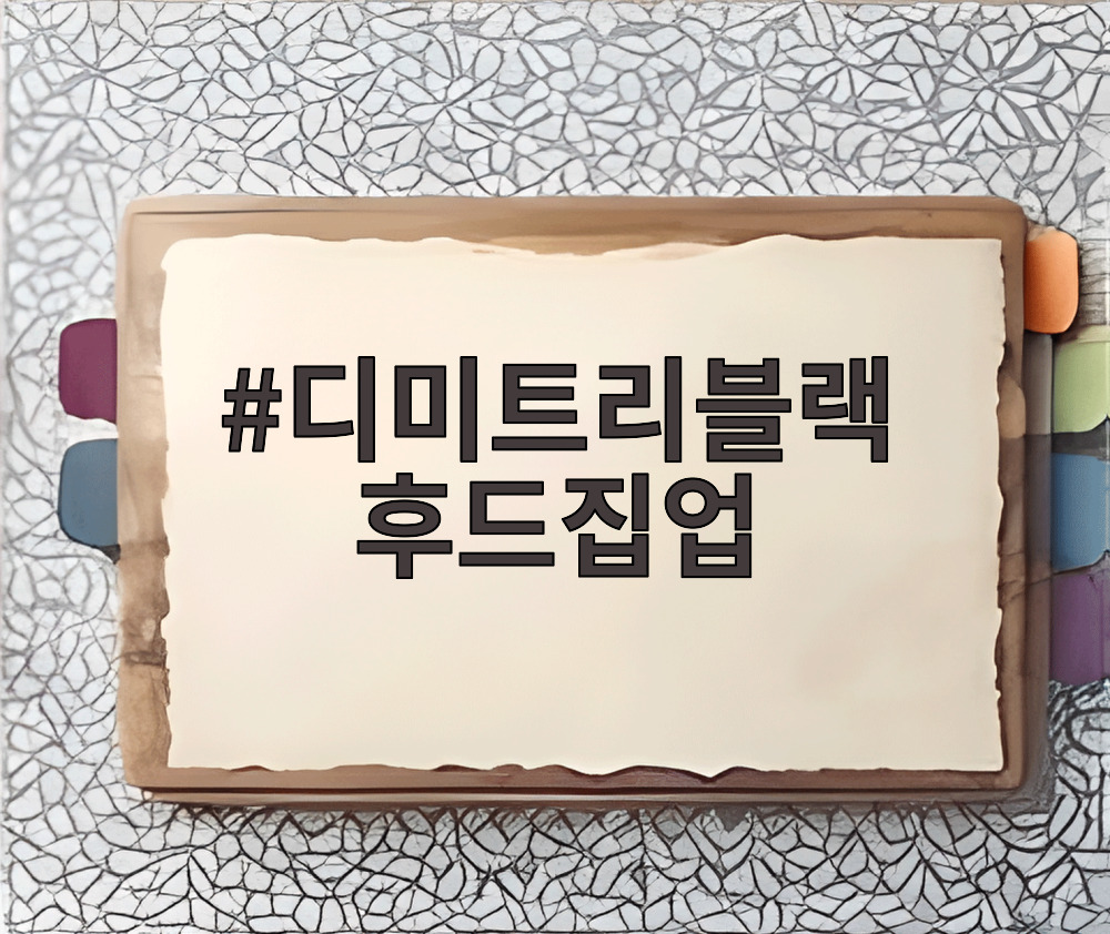 디미트리블랙 후드집업