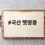 국산 햇땅콩