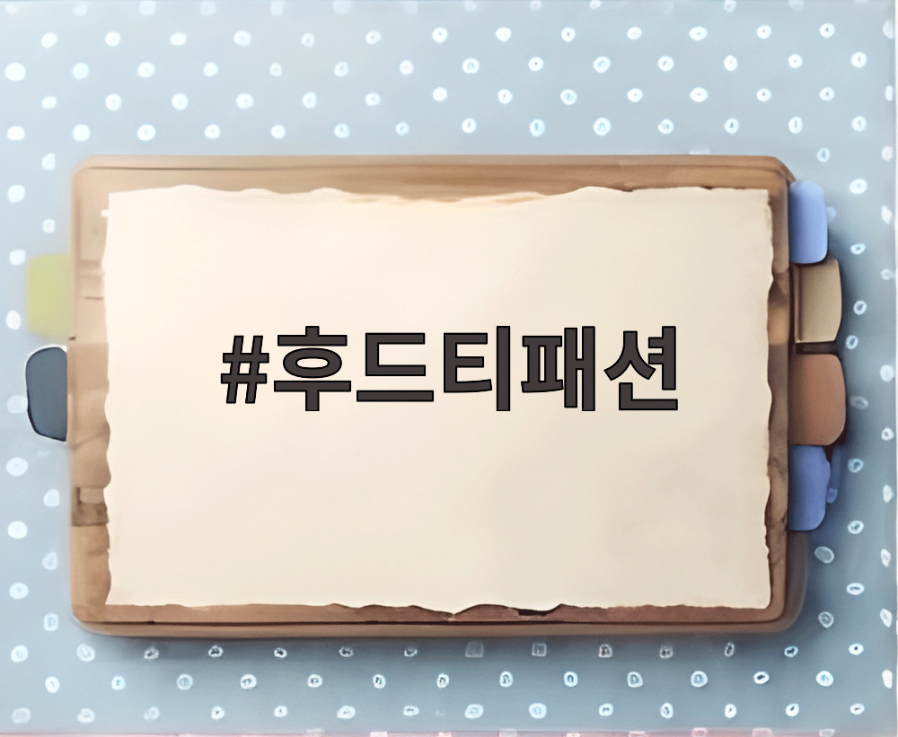 후드티패션