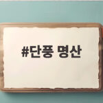 단풍 명산 10월 절정 시기별 추천 산행지와 실전 팁 단풍 명산