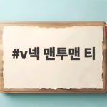 v넥 맨투맨 티