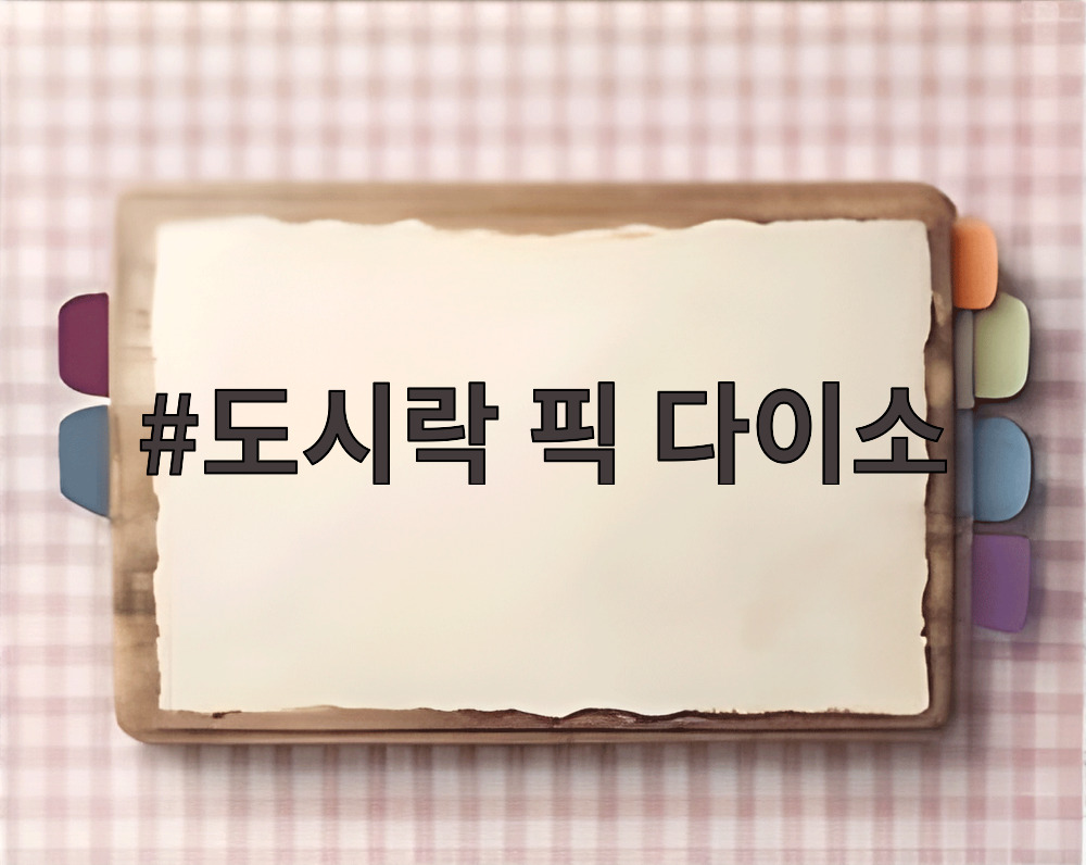 도시락 픽 다이소