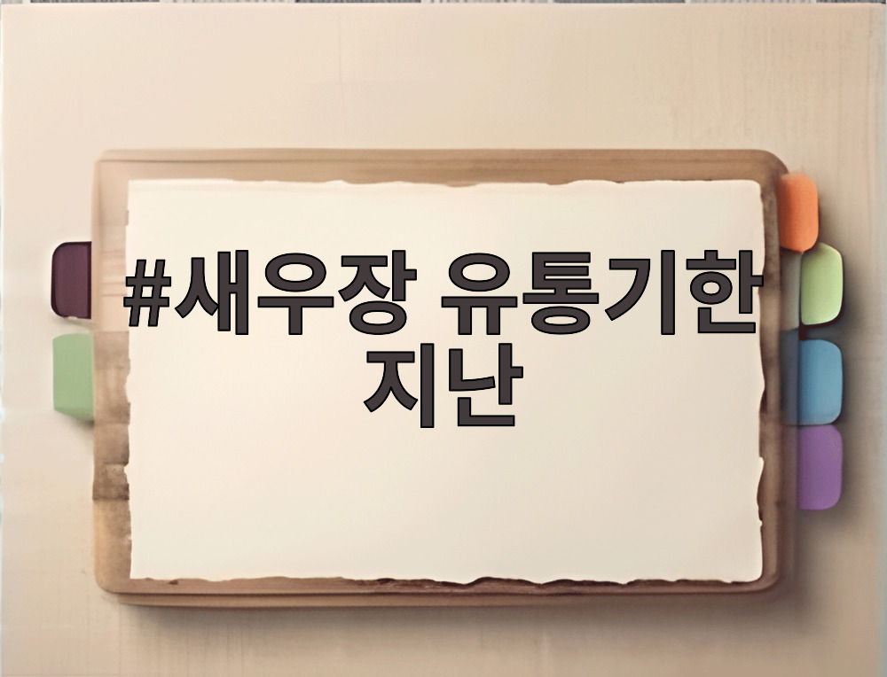 새우장 유통기한 지난