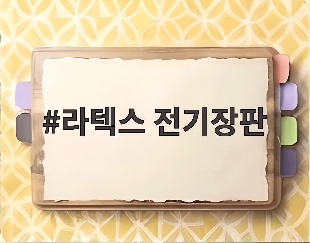 라텍스 전기장판