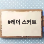 레더 스커트