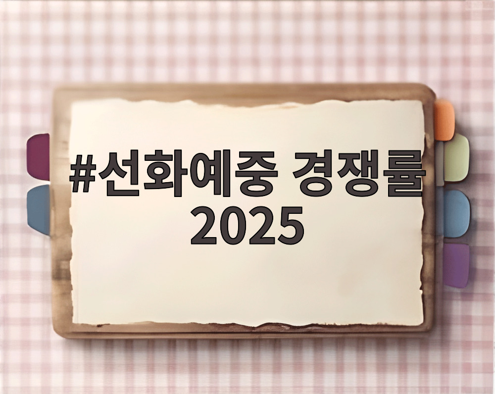 선화예중 경쟁률 2025