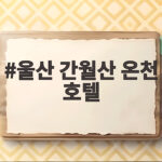울산 간월산 온천 호텔 숙박하면 온천을 무료로 즐길 수 있을까 울산 간월산 온천 호텔