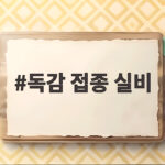 독감 접종 실비 청구 가능할까 예방주사와 치료비 차이 독감 접종 실비