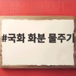 국화 화분 물주기