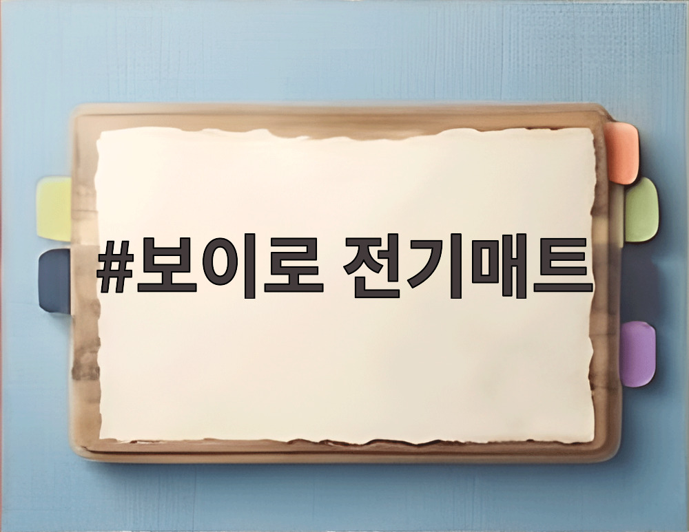 보이로 전기매트